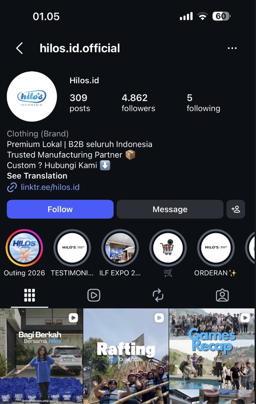 Instagram HILOS - hilos.id.official